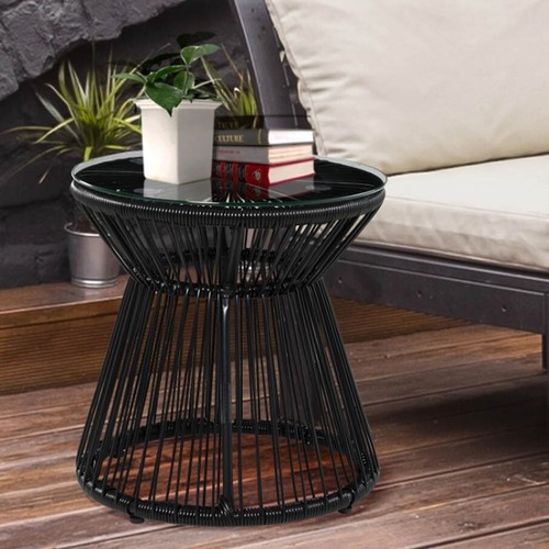 Small round garden table - round,