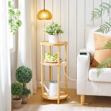 HOOBRO Tall Sofa Side Table