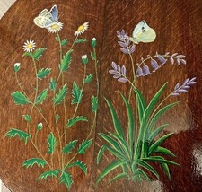 Wooden Hand Painted Floral