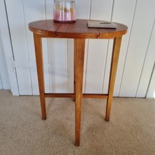 Vintage Small Teak Round