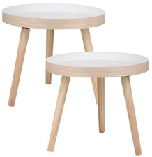 40cm Small Round Wooden Coffee