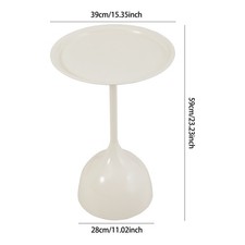 Round Metal Side Table Small